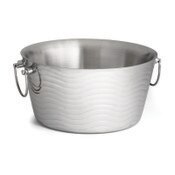 wave pattern beverage tub